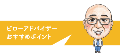 ピローアドバイザーおすすめポイント