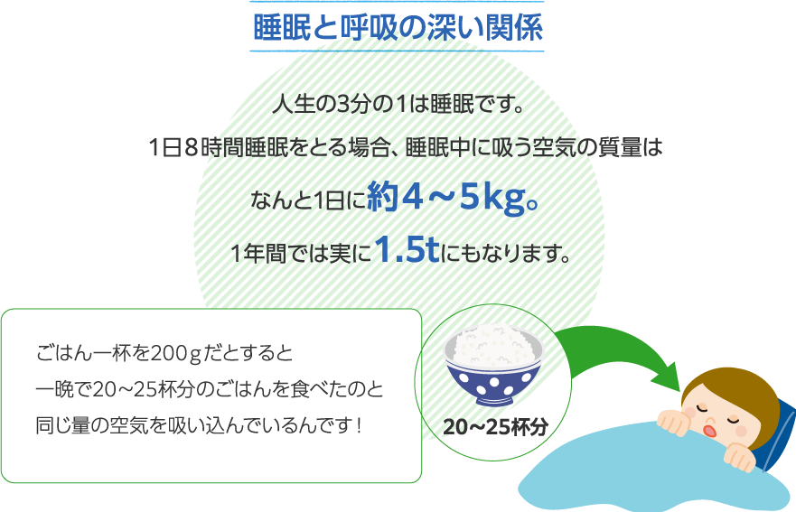 睡眠と呼吸の深い関係